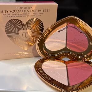 Charlotte Tilbury Beauty Soulmates Face Palette - Flawless Pink/Pillow Talk💖💖